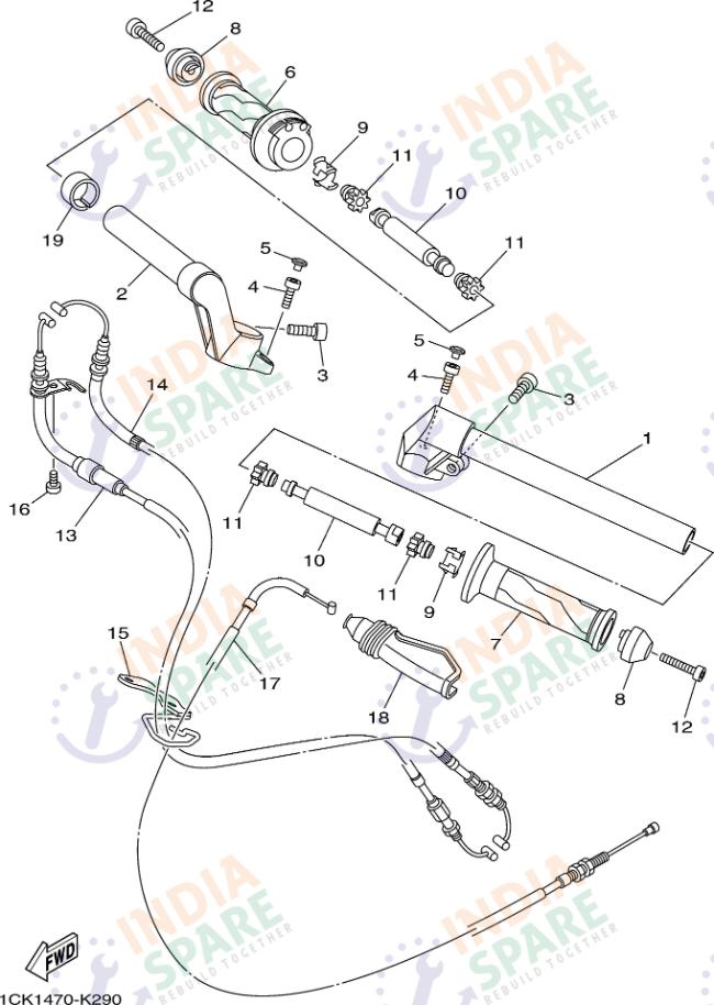 STEERING HANDLE & CABLE